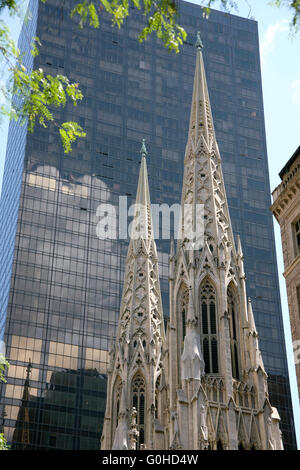 USA, New York, Architektur, St. Patricks Kirche Stockfoto