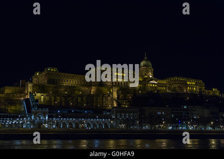 Budaer Burg oder königlichen Palast in Budapest. Stockfoto