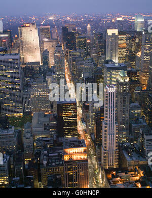 USA, New York, regionalplanerische, Vom Empire State Building Stockfoto