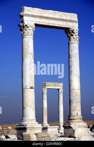 archäologische Ausgrabungen in der antiken Laodizea Stockfoto