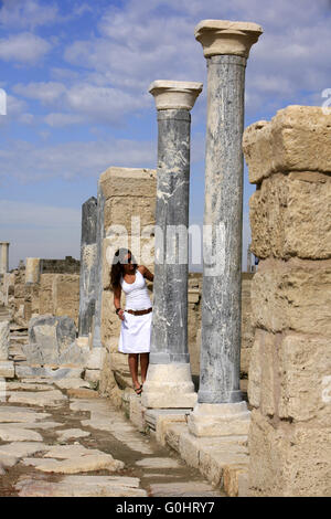 archäologische Ausgrabungen in der antiken Laodizea Stockfoto