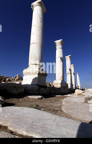 archäologische Ausgrabungen in der antiken Laodizea Stockfoto