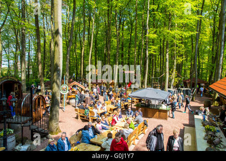 Westruper Heide in Haltern am See, öffentlichen Biergarten, Jupp am See, Stockfoto