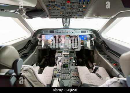 Innenansicht Cockpit G550 Stockfoto