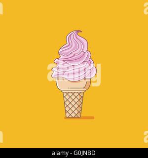 Eiscreme-Kegel Stock Vektor