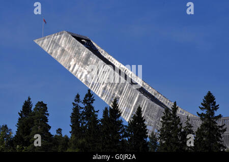 Holmenkollbakken, Holmenkollen Sprungschanze, Oslo, Norwegen Stockfoto