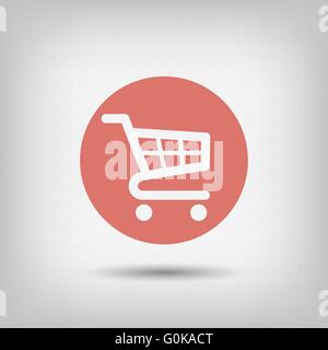 Einkaufswagen-Symbol Stock Vektor