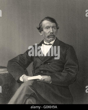 David Livingstone, 1813-1873, ein schottischer Missionar und Afrikaforscher in Afrika, Stockfoto