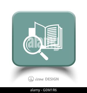 Buchen Sie Symbol Stock Vektor