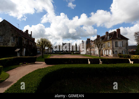 Das Dorf von Beaumont-En-Auge im Département Calvados in der Normandie im Nordwesten Frankreichs Stockfoto