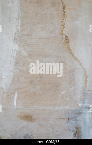 dem Hintergrund der verwitterten weiß lackiertem Holz Stockfoto