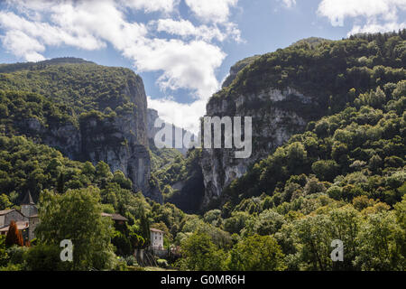 Gorges du Nan, Cognin-Les-Gorges, Isère, Frankreich Stockfoto