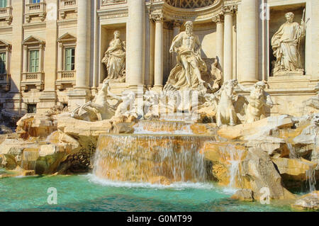 Rom Trevi Brunnen - Rom Trevi-Brunnen 03 Stockfoto