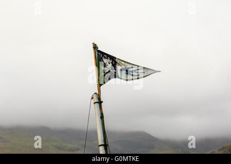 Schwalben und Amazons Flagge neben Coniston Water Stockfoto