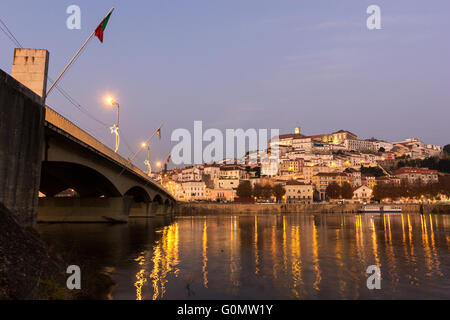 Coimbra Mondego Fluss in Portugal Stockfoto