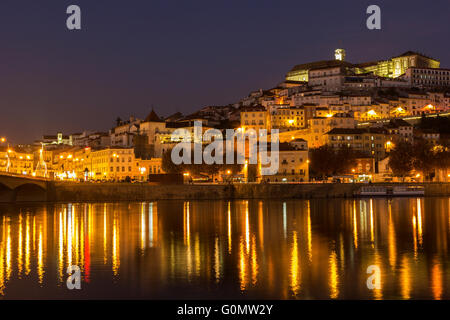 Coimbra Mondego Fluss in Portugal Stockfoto