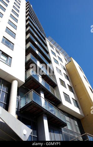 Skyline Apartments Gebäude, Leeds Stockfoto