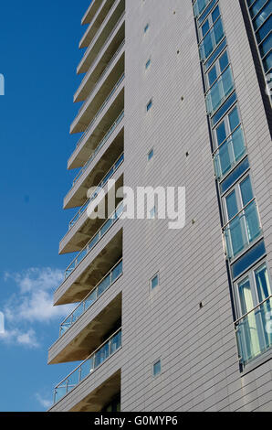 Skyline Apartments Gebäude, Leeds Stockfoto