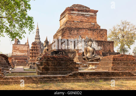 Welche Phra Kaeo, was SA SI, Wat Mahathat, historische buddhistische Tempel in Thailand Stockfoto
