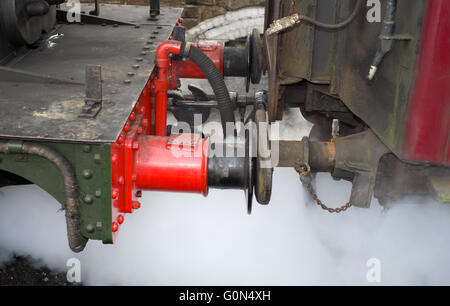 Zug Puffer Embsay Dampf Dampfeisenbahn Stockfoto