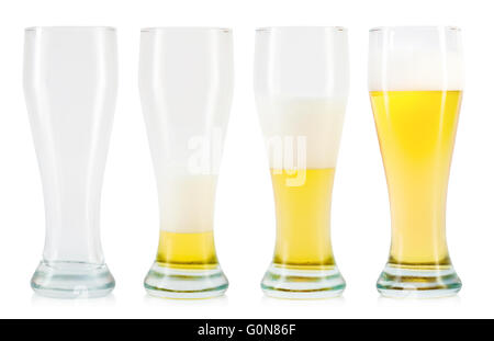 Glas Bier Stockfoto