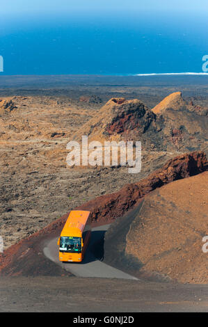 Espagne, Iles Kanaren, Lanzarote, Parc national de Timanfaya / / Spanien, Kanarische Inseln, Lanzarote, Nationalpark Timanfaya Stockfoto