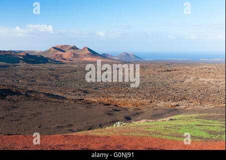 Espagne, Iles Kanaren, Lanzarote, Parc national de Timanfaya / / Spanien, Kanarische Inseln, Lanzarote, Nationalpark Timanfaya Stockfoto