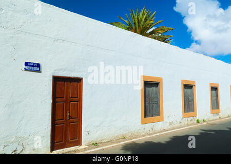 Espagne, Iles Kanarischen Inseln, Fuerteventura, Dorf de Betancuria / / Spanien, Kanarische Inseln, Fuerteventura, Betancuria Dorf Stockfoto