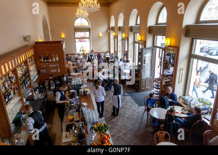 Prag Restaurant Prag Café Savoy, innen, Kleinstadt, Mala Strana Prag, Tschechische Republik Europa Stockfoto