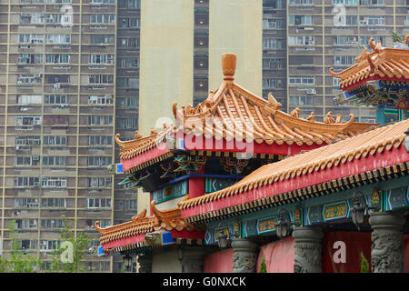 Wong Tai Sin Tempel, Hong Kong. Stockfoto