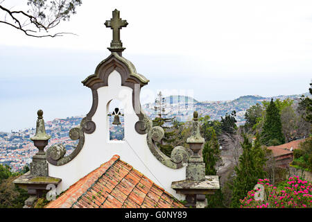 Kirche Nossa Senhora Do Monte, Madeira Stockfoto