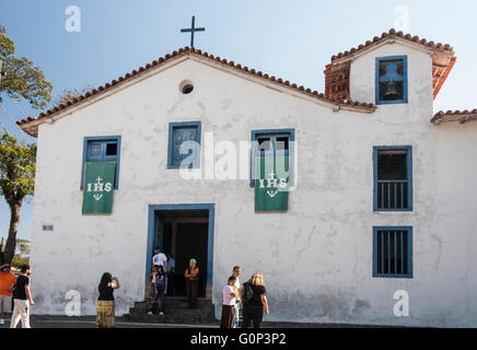 Unsere Liebe Frau von Rosario Kirche Embu Das Artes Stockfoto