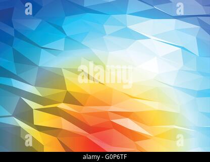 Abstrakte 3D-Hintergrund Dreieck Vektor. Stock Vektor