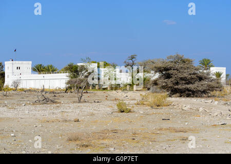 Außenseite der Rest Namutoni Camp im Etosha Nationalpark, Namibia Stockfoto