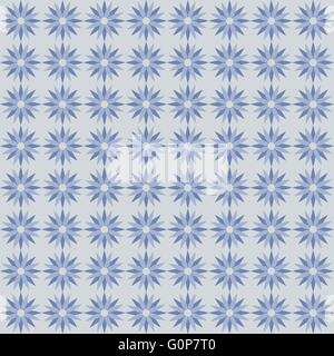 Blaue Blumen Hintergrund Stock Vektor