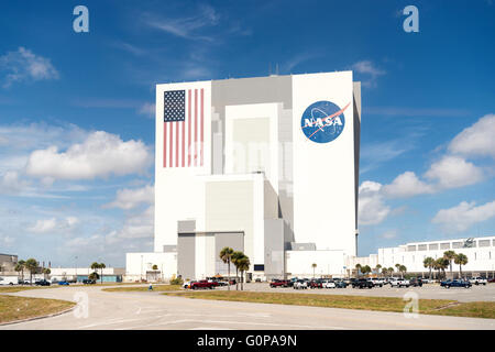 Vehicle Assembly Building am Kennedy Space Center in Florida Stockfoto