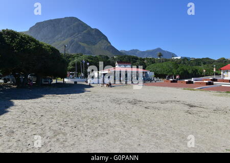 Hermanus Bay am Westkap von Südafrika. Stockfoto