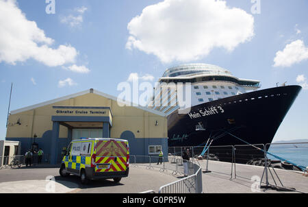 Gibraltar Großbritannien 2 Mai 2016 Das Kreuzfahrtschiff