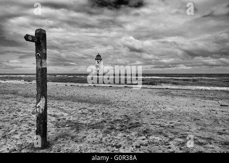 Talacre Strand ist Teil eines Dorfes in Flintshire an der Nordküste von Wales in der Gemeinschaft der Llanasa Stockfoto