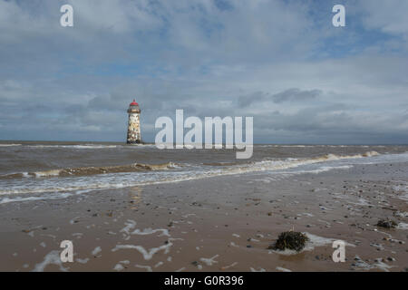 Talacre Strand ist Teil eines Dorfes in Flintshire an der Nordküste von Wales in der Gemeinschaft der Llanasa Stockfoto