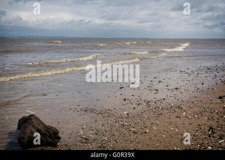 Talacre Strand ist Teil eines Dorfes in Flintshire an der Nordküste von Wales in der Gemeinschaft der Llanasa Stockfoto