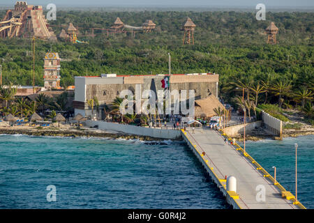 Die Kreuzfahrten der Costa Maya In Quintana Roo, Mexiko auf der Maya-Halbinsel Stockfoto