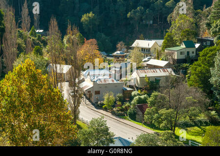 Main Street in Walhalla, Victoria, Australien Stockfoto