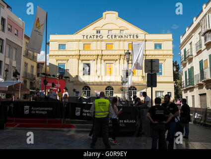 Teatro Cervantes. XIX-Málaga-Filmfestival Stockfoto