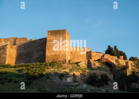 Alcazaba de Málaga (palastartigen Befestigung in Málaga). Spanien Stockfoto