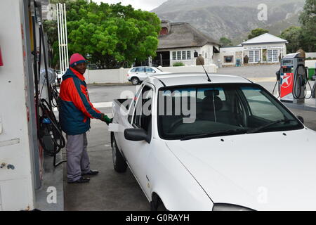 Tankstelle in Südafrika Stockfoto