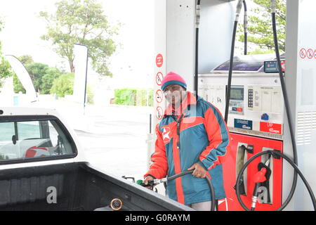 Tankstelle in Südafrika Stockfoto