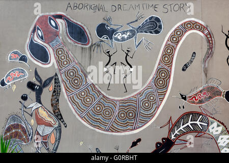 Aboriginal Art Center, Cairns, Queensland, Australien Stockfoto