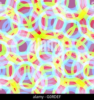 Hintergrund schillernden Ringe Stock Vektor