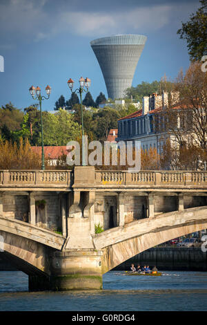 Der Wasserturm der Prisse in Bayonne (atlantischen Pyrenäen - Frankreich). Château d ' eau du Prissé, À Bayonne (Frankreich). Stockfoto